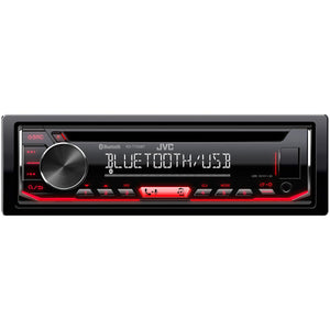 Radio CD for Cars Kenwood KD-T702BT Black Red