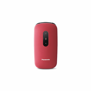 Mobile telephone for older adults Panasonic KX-TU446EXR 2.4" Red Maroon