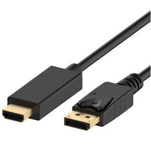 DisplayPort Cable Ewent EC1430 HDMI Black