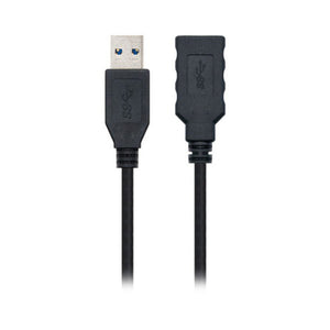 USB Cable NANOCABLE 10.01.090 Black