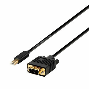 Mini DisplayPort to VGA adapter Aisens A125-0362 Black 2 m