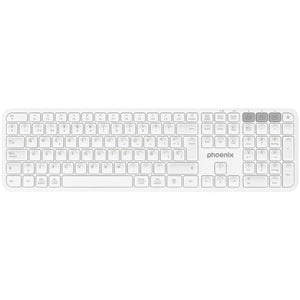 Bluetooth Keyboard Phoenix K300 White Spanish Qwerty
