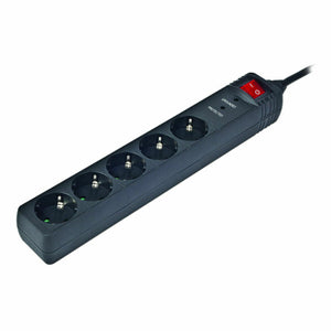 Power Socket - 5 sockets with Switch Energenie SPG5-C-5 Black (1,5 m)