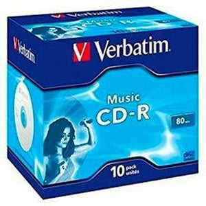 CD-R Verbatim Music CD-R 700 MB Black (10 Units)