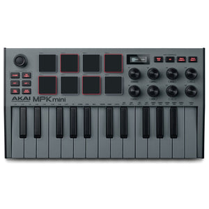 Controlador Akai MPK Mini MK3 Grey MIDI