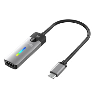 USB-C to HDMI Adapter j5create JCA157-N Black Grey 10 cm