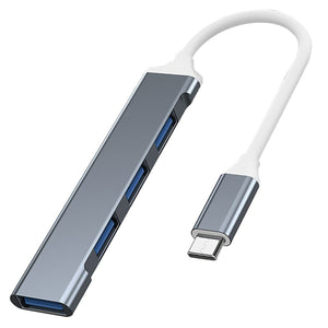 Hub USB Vakoss TC-4125X Plateado
