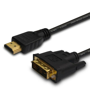 HDMI to DVI Cable Savio cl-139 Black 1,8 m