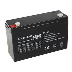 Battery for Uninterruptible Power Supply System UPS Green Cell AGM01 12 Ah