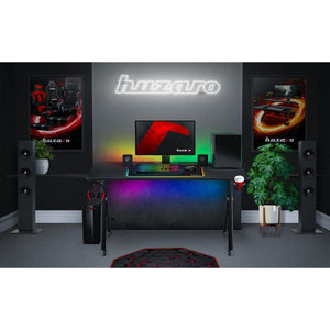 Desk Huzaro HZ-Hero 2.8 Black 140 x 60 cm
