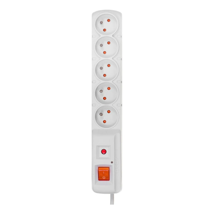 Power Socket - 5 sockets with Switch HSK Data F5 (5 m)