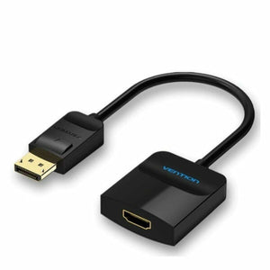 DisplayPort to HDMI Adapter Vention HBGBB 15 cm Black Grey