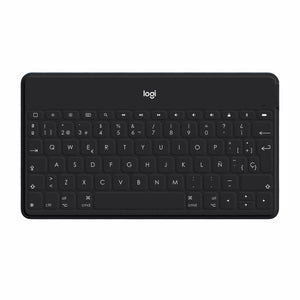 Bluetooth Keyboard with Support for Tablet Logitech Black (Refurbished D)