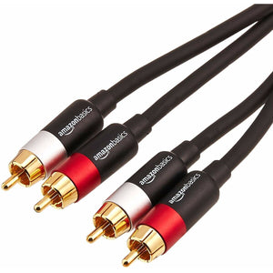 Cable de audio Amazon Basics 2,4 m (Reacondicionado A)