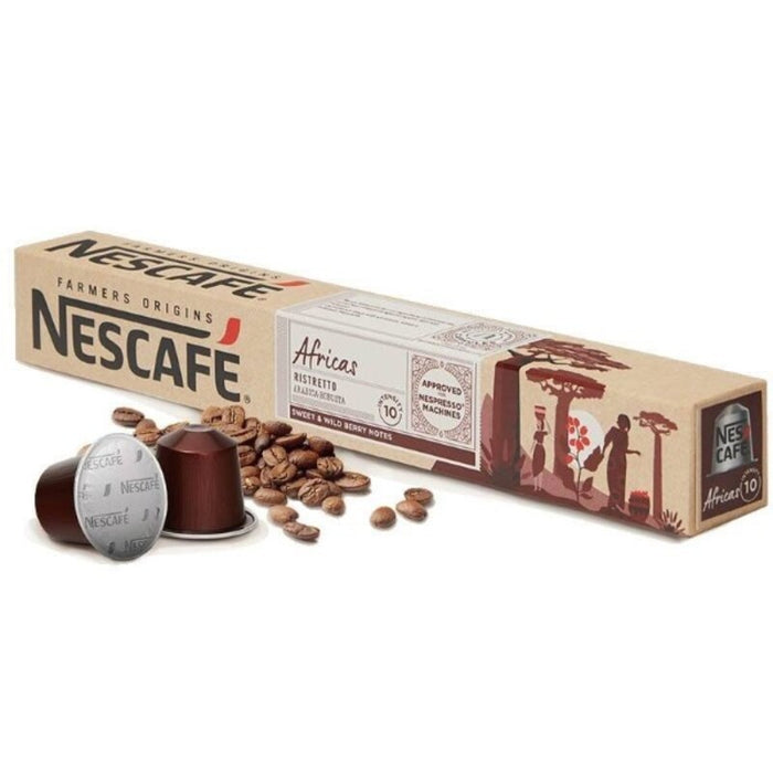 Coffee Capsules FARMERS ORIGINS Nescafé AFRICAS (10 uds)